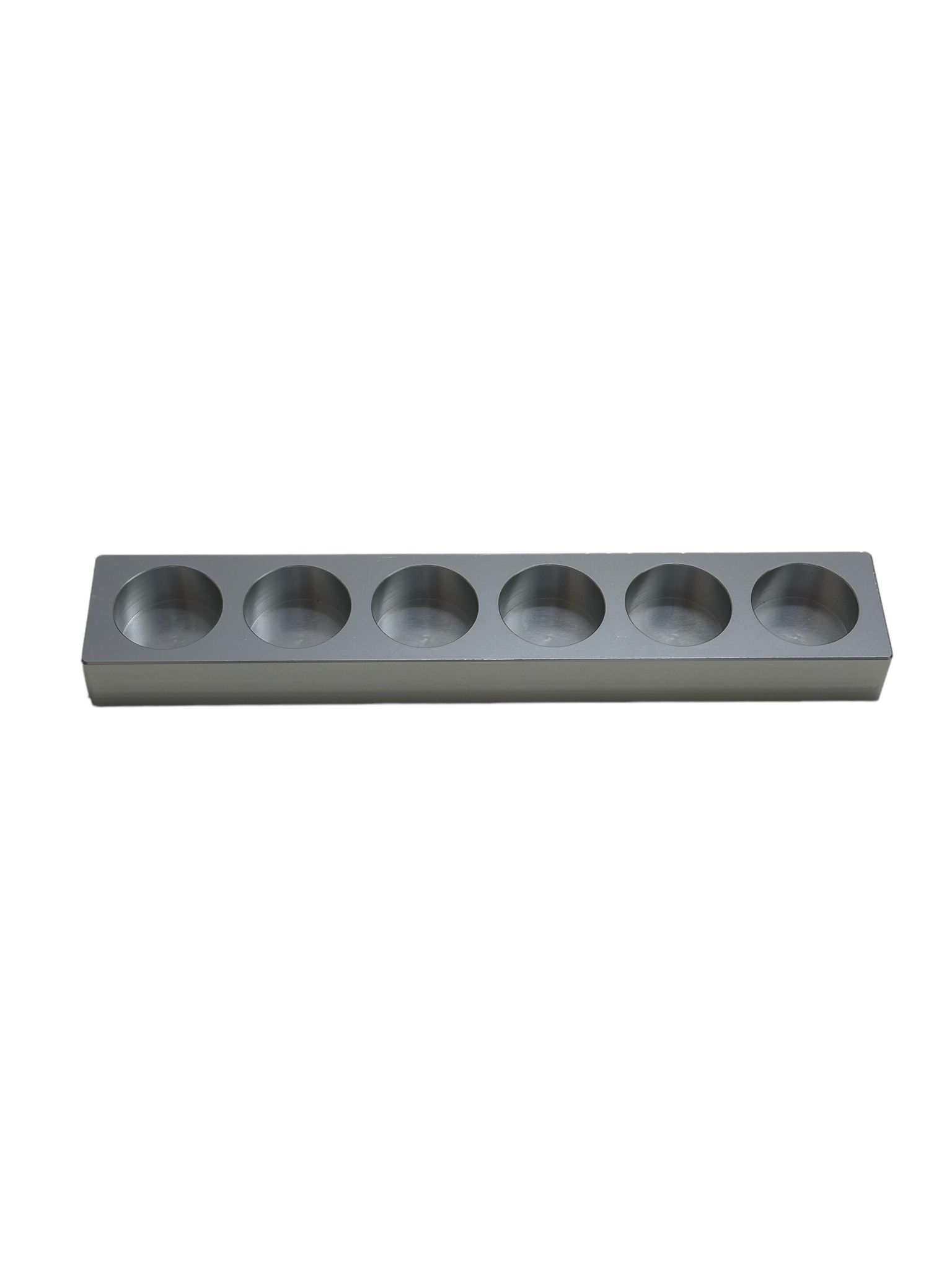 Suport pentru uleiuri esentiale din aluminiu oxidat - Argintiu - simplu
